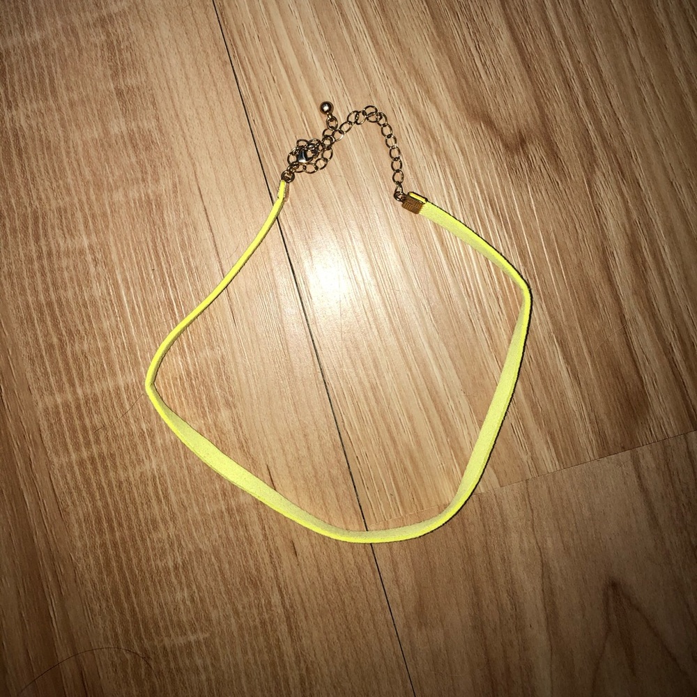 Yellow Choker Necklace